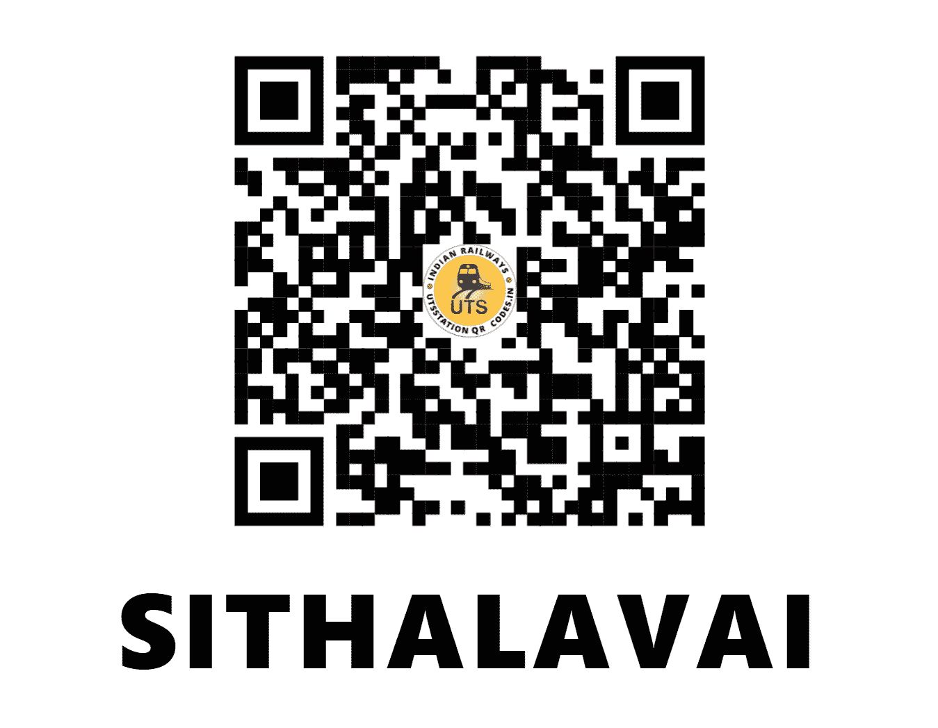 UTS QR Code for SITHALAVAI - SEV - SR (TAMIL NADU)